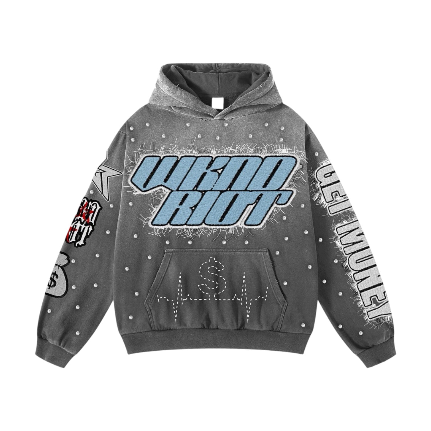 WKND RIOT: Hustle Hard Hoodie